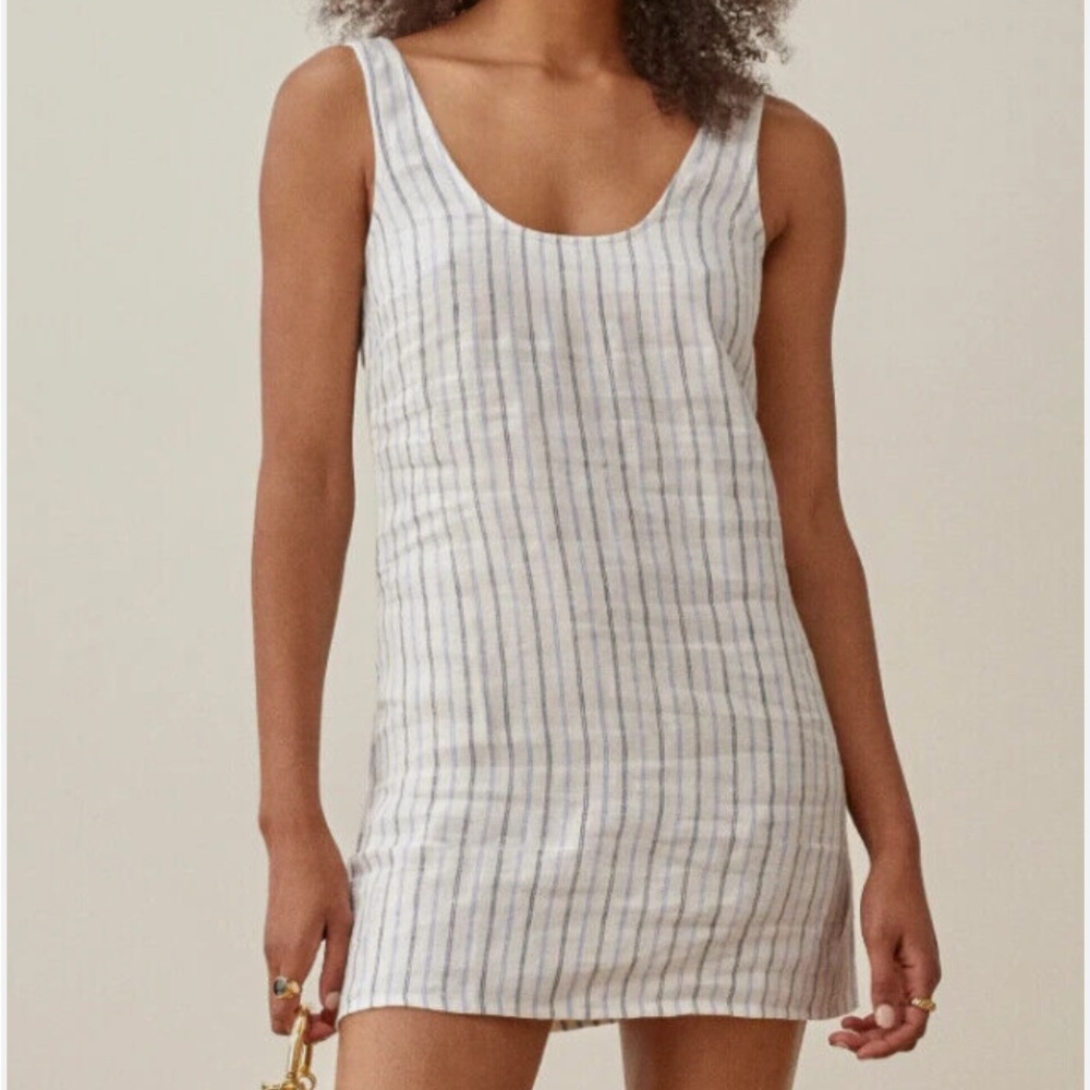 Reformation Bo Linen Dress
